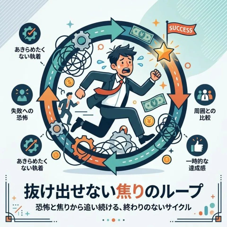 抜け出せない焦りのループ